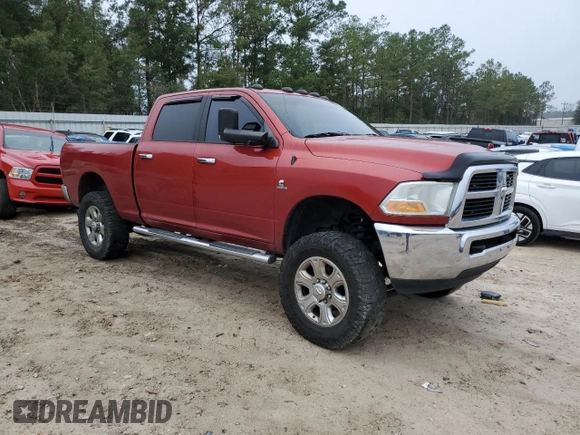 2010 Dodge 2500 SLT with VIN 3D7UT2CL7AG182308, listed as a Copart auction lot 85013064 with 163,811 mi miles and Salvage Title. Bid and sale history available at DreamBid. Image 4.