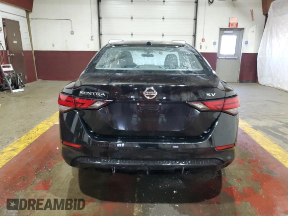 2023 Nissan Sentra SV with VIN 3N1AB8CV9PY260369, listed as a Copart auction lot 54586405 with 41,412 mi miles and Salvage Title. Bid and sale history available at carsss.com. Image 6.
