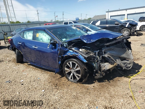 2017 Nissan Maxima SV with VIN 1N4AA6AP5HC370327, listed as a Copart auction lot 58392405 with Not provided miles and Salvage title. Bid and sale history available at DreamBid. Image 4.