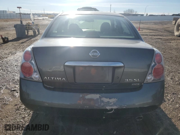 2005 Nissan Altima 3.5 SE with VIN 1N4BL11D95N466730, listed as a Copart auction lot 46730555 with 0 mi miles and Clean Title. Bid and sale history available at carsss.com. Image 6.