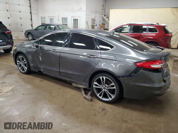 2019 Ford Fusion Titanium with VIN 3FA6P0D94KR261090, listed as a Copart auction lot 88571535 with 146,132 mi miles and Clean Title. Bid and sale history available at carsss.com. Image 2.