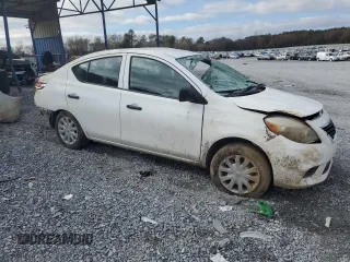 2012 Nissan Versa S with VIN 3N1CN7AP5CL878794, listed as a Copart auction lot 85910814 with 186,308 mi miles and Salvage Title. Bid and sale history available at carsss.com. Image 4.