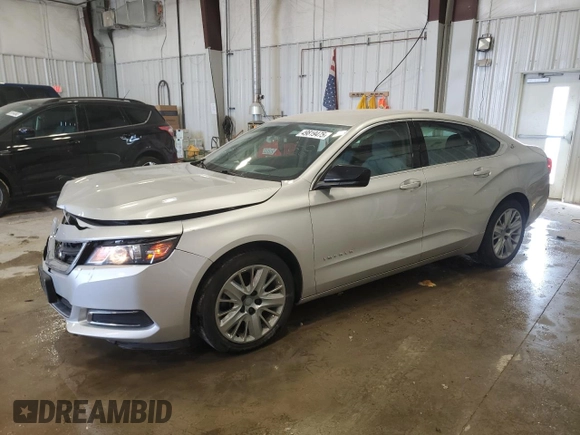 2015 Chevrolet Impala LS with VIN 2G11X5SL9F9103283, listed as a Copart auction lot 49819475 with 82,936 mi miles and Non Repairable. Bid and sale history available at DreamBid. Image 1.