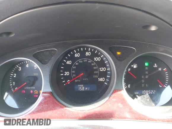 2003 Lexus ES with VIN JTHBF30G536016216, listed as a IAAI auction lot 41888373 with 108,522 mi miles. Bid and sale history available at carsss.com. Image 7.