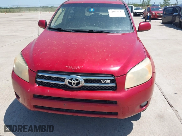 2007 Toyota RAV4 Limited with VIN JTMZK31V775011796, listed as a IAAI auction lot 42007942 with 217,450 mi miles. Bid and sale history available at carsss.com. Image 6.