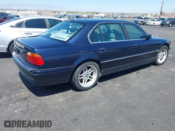 2000 BMW 7 Series 740iL with VIN WBAGH8347YDP07506, listed as a IAAI auction lot 42478767 with Not provided miles and . Bid and sale history available at DreamBid. Image 4.