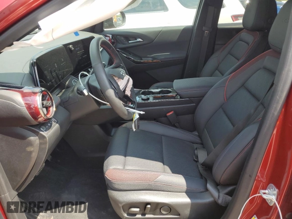 2025 Chevrolet Equinox AWD RS with VIN 3GNAXTEG5SL227155, listed as a Copart auction lot 55302955 with 1,007 mi miles and Salvage title. Bid and sale history available at DreamBid. Image 7.