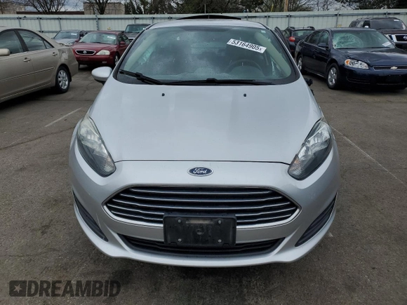 2017 Ford Fiesta S with VIN 3FADP4AJ0HM169719, listed as a Copart auction lot 53164905 with 81,364 mi miles and Salvage title. Bid and sale history available at DreamBid. Image 5.