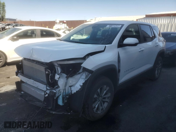 2025 Chevrolet Equinox AWD LT with VIN 3GNAXPEGXSL323967, listed as a Copart auction lot 61102035 with 2,957 mi miles and Clean title. Bid and sale history available at DreamBid. Image 1.