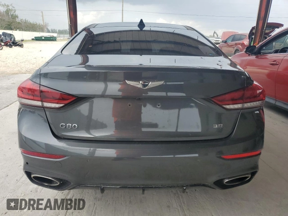 2019 Genesis G80 3.8L with VIN KMTFN4JE2KU313156, listed as a Copart auction lot 76731004 with 75,469 mi miles and Clean Title. Bid and sale history available at carsss.com. Image 6.
