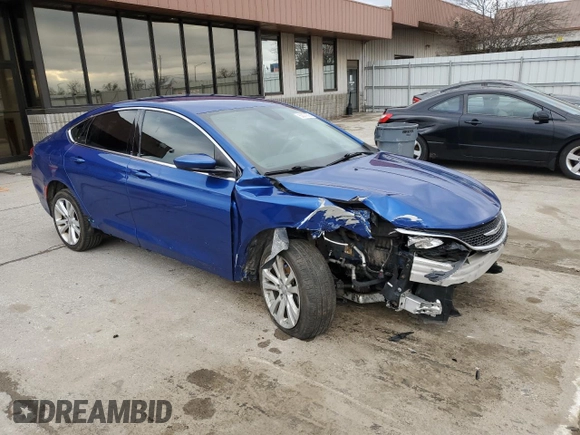 2015 Chrysler 200 Limited with VIN 1C3CCCAB3FN741443, listed as a Copart auction lot 50077875 with 137,186 mi miles and Salvage Title. Bid and sale history available at DreamBid. Image 4.
