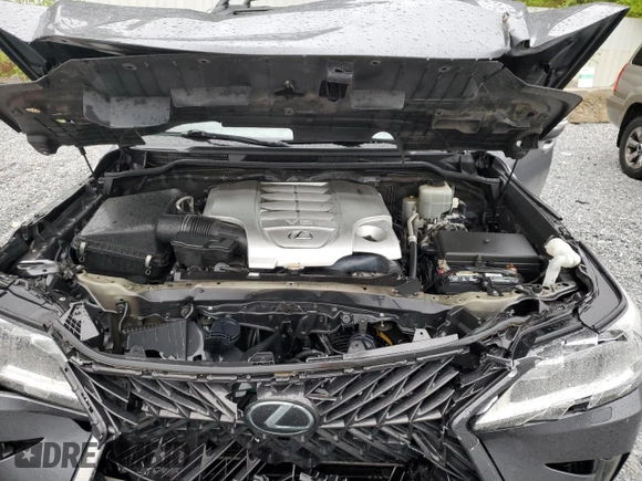 2016 Lexus LX 570 with VIN JTJHY7AX0G4192598, listed as a Copart auction lot 51861185 with 118,710 mi miles and Salvage Title. Bid and sale history available at DreamBid. Image 12.