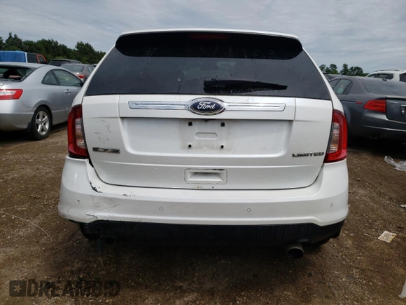 2013 Ford Edge Limited with VIN 2FMDK3KCXDBE16710, listed as a Copart auction lot 61336824 with 131,129 mi miles and Salvage Title. Bid and sale history available at carsss.com. Image 6.