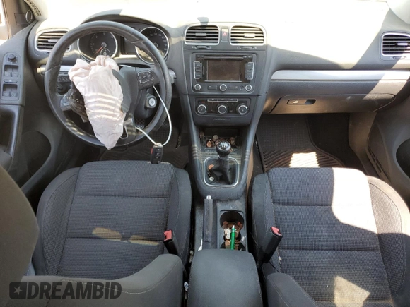 2013 Volkswagen Golf TDI w/Sunroof & Nav with VIN WVWNM7AJXDW007910, listed as a Copart auction lot 62839634 with 80,896 mi miles and Non repairable. Bid and sale history available at DreamBid. Image 8.