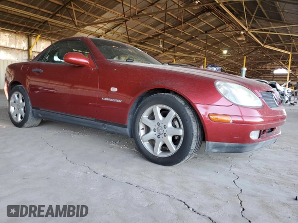 1999 Mercedes-Benz SLK-Class with VIN WDBKK47F9XF109079, listed as a Copart auction lot 72243234 with 90,083 mi miles and Clean Title. Bid and sale history available at carsss.com. Image 4.