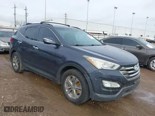 2014 Hyundai Santa Fe Sport with VIN 5XYZU3LB1EG178978, listed as a IAAI auction lot 41567961 with 164,035 mi miles. Bid and sale history available at carsss.com. Image 1.
