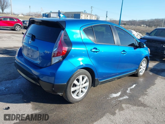 2017 Toyota Prius One with VIN JTDKDTB35H1594029, listed as a IAAI auction lot 41420731 with 153,861 mi miles. Bid and sale history available at carsss.com. Image 4.