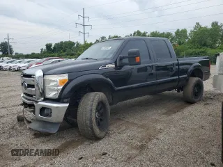 2014 Ford F-250 XL with VIN 1FT7W2BT4EEB48646, listed as a Copart auction lot 62489945 with 235,728 mi miles and Salvage title. Bid and sale history available at DreamBid. Image 1.