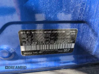 2020 Mitsubishi Outlander ES with VIN JA4AP3AU3LU007728, listed as a Copart auction lot 57160025 with 75,295 mi miles and Salvage title. Bid and sale history available at DreamBid. Image 14.