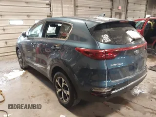 2021 Kia Sportage LX with VIN KNDPMCACXM7861454, listed as a IAAI auction lot 41596043 with 24,205 mi miles and . Bid and sale history available at carsss.com. Image 3.