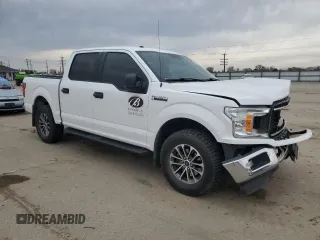 2018 Ford F-150 XL with VIN 1FTEW1E54JFA51448, listed as a Copart auction lot 49823785 with 95,996 mi miles and Salvage Title. Bid and sale history available at carsss.com. Image 4.