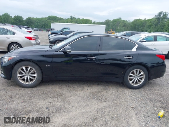 2017 Infiniti Q50 Premium with VIN JN1EV7ARXHM835950, listed as a IAAI auction lot 42456657 with 128,692 mi miles and . Bid and sale history available at DreamBid. Image 14.
