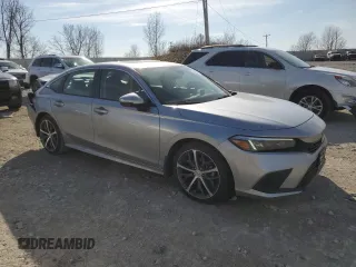 2023 Honda Civic Touring z VIN 2HGFE1F97PH323539, wystawiony jako Copart lot #48790795 z przebiegiem 24 049 mil mil oraz Szkoda całkowita • Salvage title. Historia ofert i sprzedaży dostępna na DreamBid. Obrazek 4.