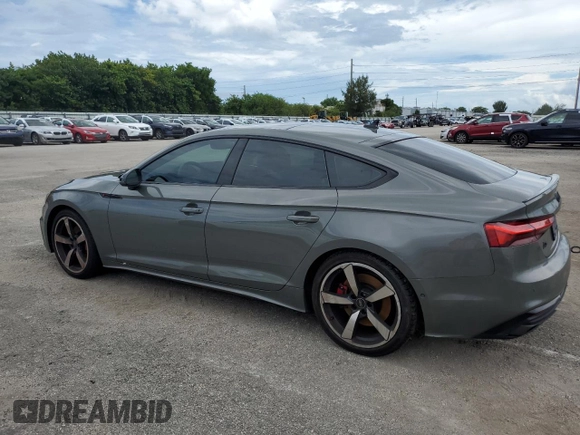 2023 Audi A5 Sportback S line Prestige z VIN WAUEACF57PA033957, wystawiony jako Copart lot #60224274 z przebiegiem 43 445 mil mil oraz Szkoda całkowita • Salvage title. Historia ofert i sprzedaży dostępna na DreamBid. Obrazek 2.