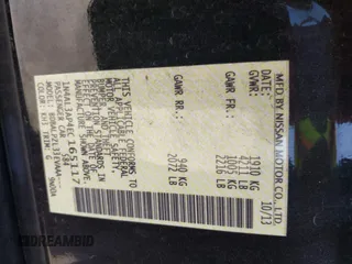2014 Nissan Altima S with VIN 1N4AL3AP4EC165117, listed as a IAAI auction lot 42214022 with 82,663 mi miles and . Bid and sale history available at DreamBid. Image 9.