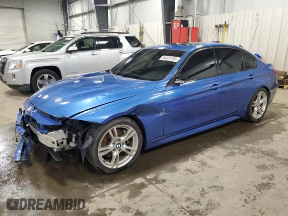 2014 BMW 3 Series 328d xDrive z VIN WBA3D5C54EKX98811, wystawiony jako Copart lot #54424105 z przebiegiem 152 846 mil mil oraz Szkoda całkowita • Salvage title. Historia ofert i sprzedaży dostępna na DreamBid. Obrazek 1.
