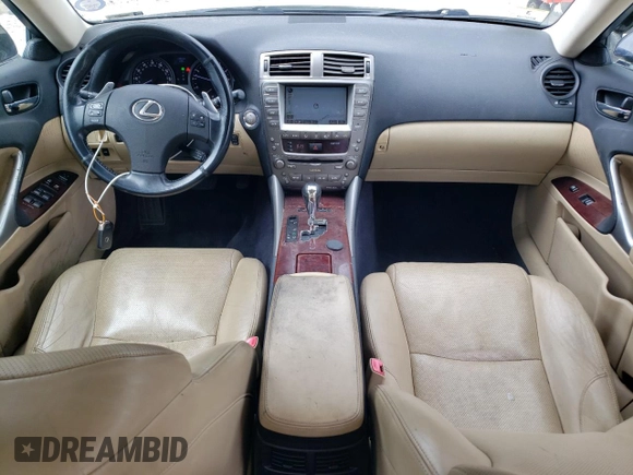 2008 Lexus IS 250 with VIN JTHCK262382023816, listed as a Copart auction lot 64616625 with 175,918 mi miles and Clean title. Bid and sale history available at DreamBid. Image 8.