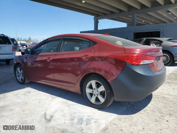2013 Hyundai Elantra GLS with VIN 5NPDH4AE0DH265697, listed as a Copart auction lot 49908575 with 112,108 mi miles and Salvage Title. Bid and sale history available at carsss.com. Image 2.