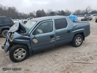 2007 Honda Ridgeline RT with VIN 2HJYK16267H524864, listed as a Copart auction lot 42225805 with 0 mi miles and Clean Title. Bid and sale history available at carsss.com. Image 1.