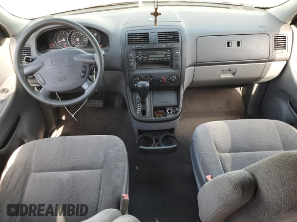 2003 Kia Sedona LX with VIN KNDUP131236453481, listed as a Copart auction lot 75660244 with 125,628 mi miles and Salvage Title. Bid and sale history available at carsss.com. Image 8.