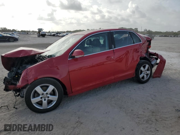 2008 Volkswagen Jetta SE with VIN 3VWRM71K18M193527, listed as a Copart auction lot 61044325 with 126,962 mi miles and Salvage title. Bid and sale history available at DreamBid. Image 1.