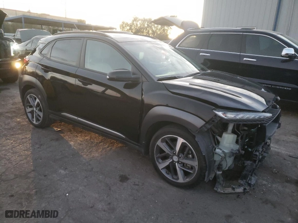 2018 Hyundai Kona Ultimate with VIN KM8K53A5XJU172306, listed as a Copart auction lot 82369434 with 42,666 mi miles and Salvage Title. Bid and sale history available at carsss.com. Image 4.