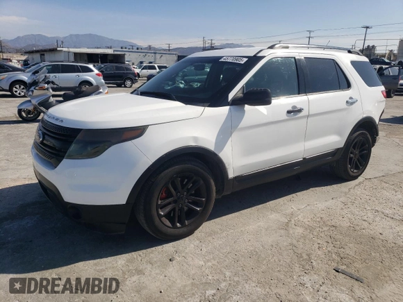 2015 Ford Utility Police Interceptor with VIN 1FM5K8AR7FGB75496, listed as a Copart auction lot 45770905 with 59,846 mi miles and Clean Title. Bid and sale history available at carsss.com. Image 1.