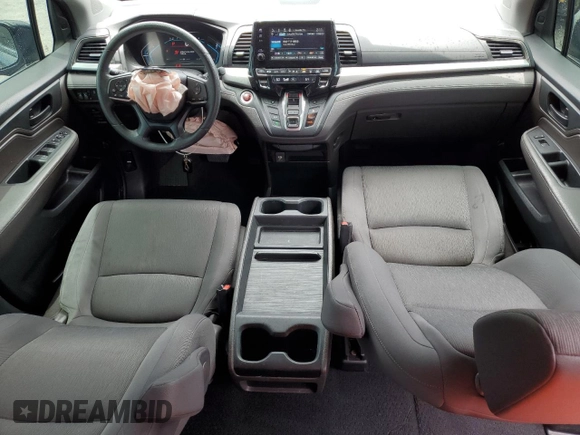 2018 Honda Odyssey EX with VIN 5FNRL6H5XJB017330, listed as a Copart auction lot 63470395 with 121,827 mi miles and Salvage title. Bid and sale history available at DreamBid. Image 8.