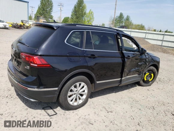 2018 Volkswagen Tiguan SEL z VIN 3VV2B7AX7JM119297, wystawiony jako Copart lot #54416195 z przebiegiem 51 972 mil mil oraz Szkoda całkowita • Salvage title. Historia ofert i sprzedaży dostępna na DreamBid. Obrazek 3.