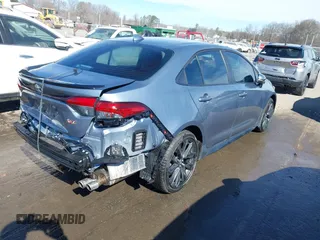 2024 Toyota Corolla XSE with VIN 5YFT4MCE7RP202093, listed as a IAAI auction lot 41656019 with 19,237 mi miles. Bid and sale history available at carsss.com. Image 4.