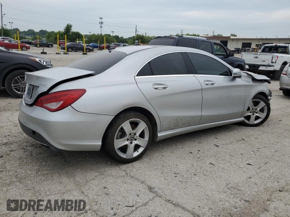2018 Mercedes-Benz CLA 250 z VIN WDDSJ4GB1JN657629, wystawiony jako Copart lot #60553405 z przebiegiem 72 786 mil mil oraz Czysty tytuł • Clean title. Historia ofert i sprzedaży dostępna na DreamBid. Obrazek 3.