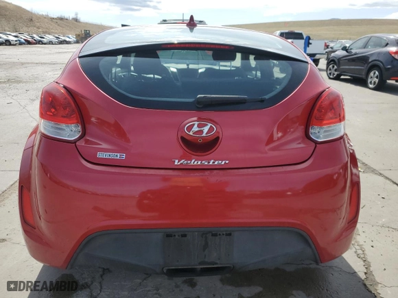 2016 Hyundai Veloster with VIN KMHTC6AD0GU254993, listed as a Copart auction lot 50057975 with 115,263 mi miles and Salvage Title. Bid and sale history available at carsss.com. Image 6.