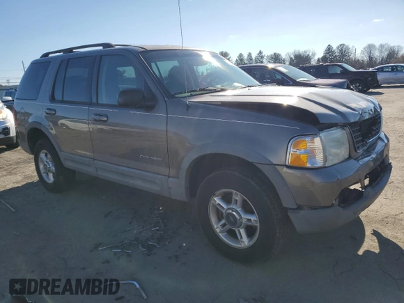 2002 Ford Explorer XLT with VIN 1FMZU73W52UD04193, listed as a Copart auction lot 45418235 with 211,401 mi miles and Salvage title. Bid and sale history available at DreamBid. Image 4.