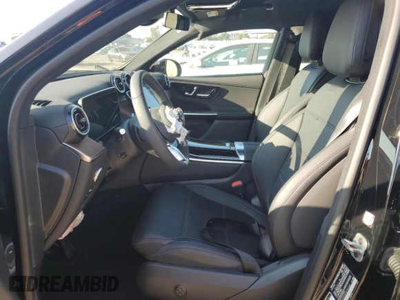 2025 Mercedes-Benz GLC with VIN W1NKM4HB0SF269280, listed as a Copart auction lot 83607554 with 0 mi miles and Salvage Title. Bid and sale history available at carsss.com. Image 7.