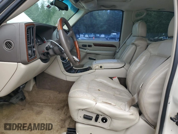 2002 Cadillac Escalade with VIN 1GYEK63N62R247073, listed as a Copart auction lot 60094005 with 196,056 mi miles and Clean title. Bid and sale history available at DreamBid. Image 7.
