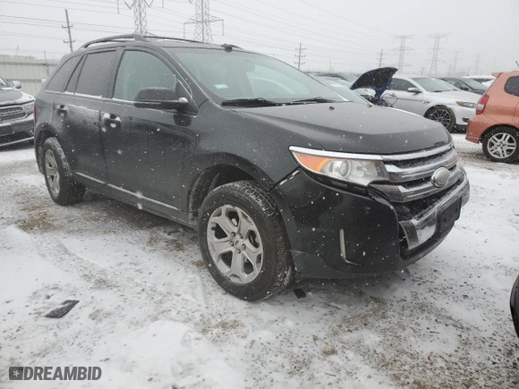 2012 Ford Edge SEL with VIN 2FMDK3JC6CBA02999, listed as a Copart auction lot 89255555 with 215,929 mi miles and Salvage Title. Bid and sale history available at carsss.com. Image 4.