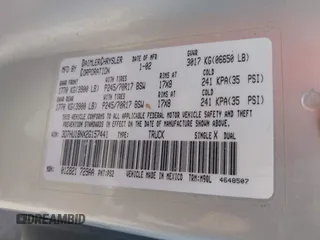 2002 Dodge 1500 with VIN 3D7HU18NX2G157441, listed as a IAAI auction lot 42317729 with 216,874 mi miles and . Bid and sale history available at DreamBid. Image 9.