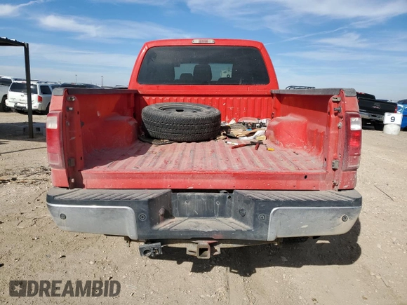 2016 Ford F-250 Lariat with VIN 1FT7W2B67GEB50632, listed as a Copart auction lot 44080195 with 228,859 mi miles and Salvage Title. Bid and sale history available at DreamBid. Image 6.