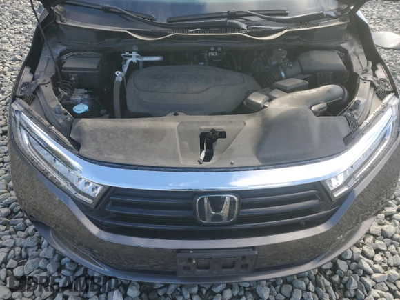 2021 Honda Odyssey EX with VIN 5FNRL6H57MB036907, listed as a Copart auction lot 44449705 with 40,863 mi miles and Salvage Title. Bid and sale history available at DreamBid. Image 14.