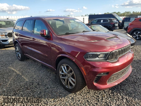 2022 Dodge Durango R/T Plus with VIN 1C4SDJCT0NC222634, listed as a Copart auction lot 85609924 with 26,692 mi miles and Salvage title. Bid and sale history available at DreamBid. Image 4.